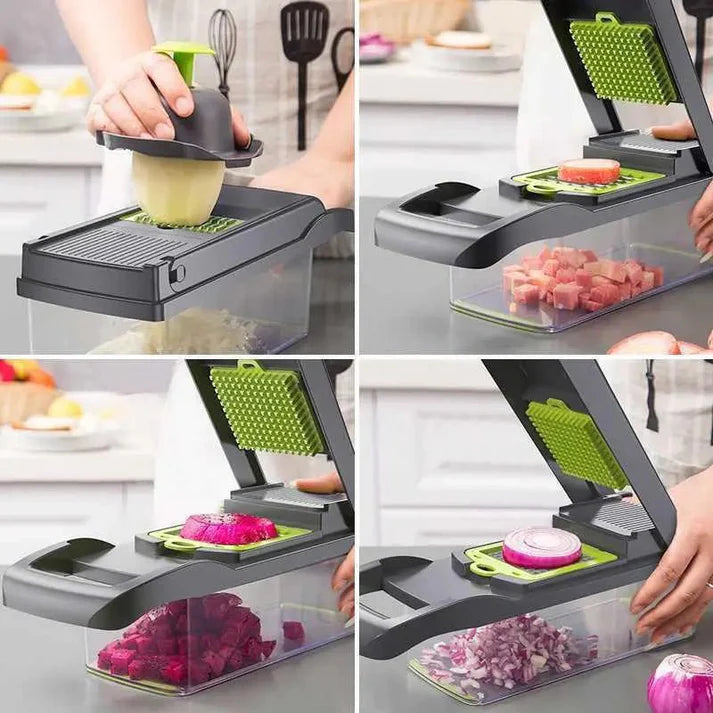 Vegetable Cutter and Slicer Chopper with Steel Blade AK.L003