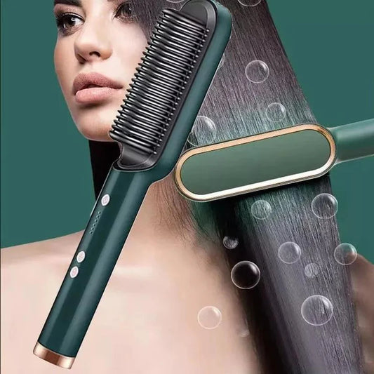 Anion Hair Bivolt Straightening Hairbrush