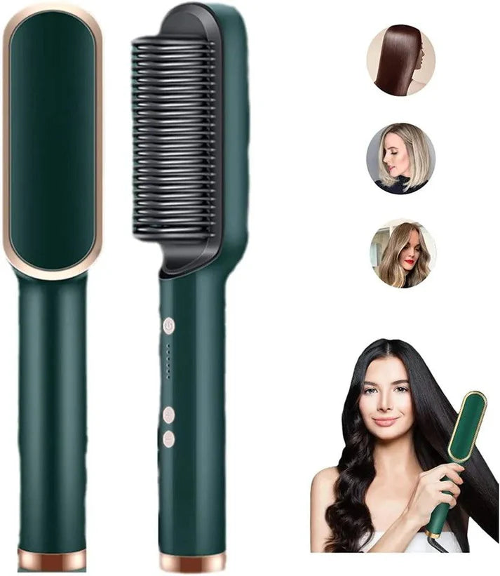 Anion Hair Bivolt Straightening Hairbrush